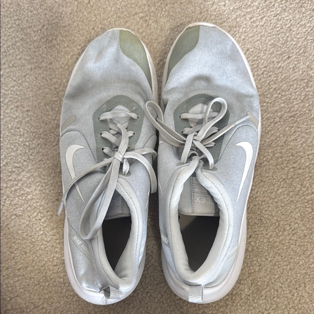 Nike Gray Athletic Sneakers with Soft Sole